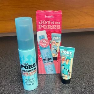 Benefit pore primer and super setter